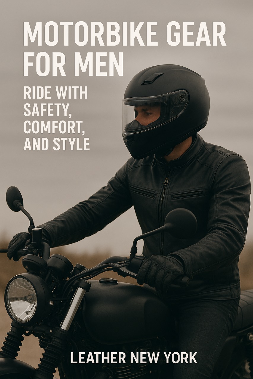 Motorbike Gear for Men: Ride with Safety, Comfort, and Style by Leather New&nbsp;York.
